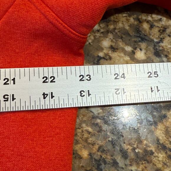 The North Face Mens XL Quarter Zip Pullover in a Red/Orange - Picture 4 of 7